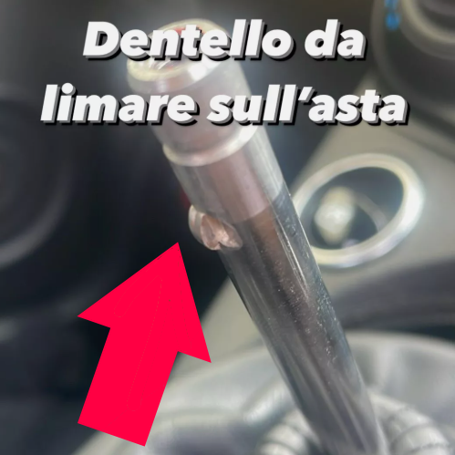 Pomelli sferici Abarth 500 595 695 alluminio carbonio