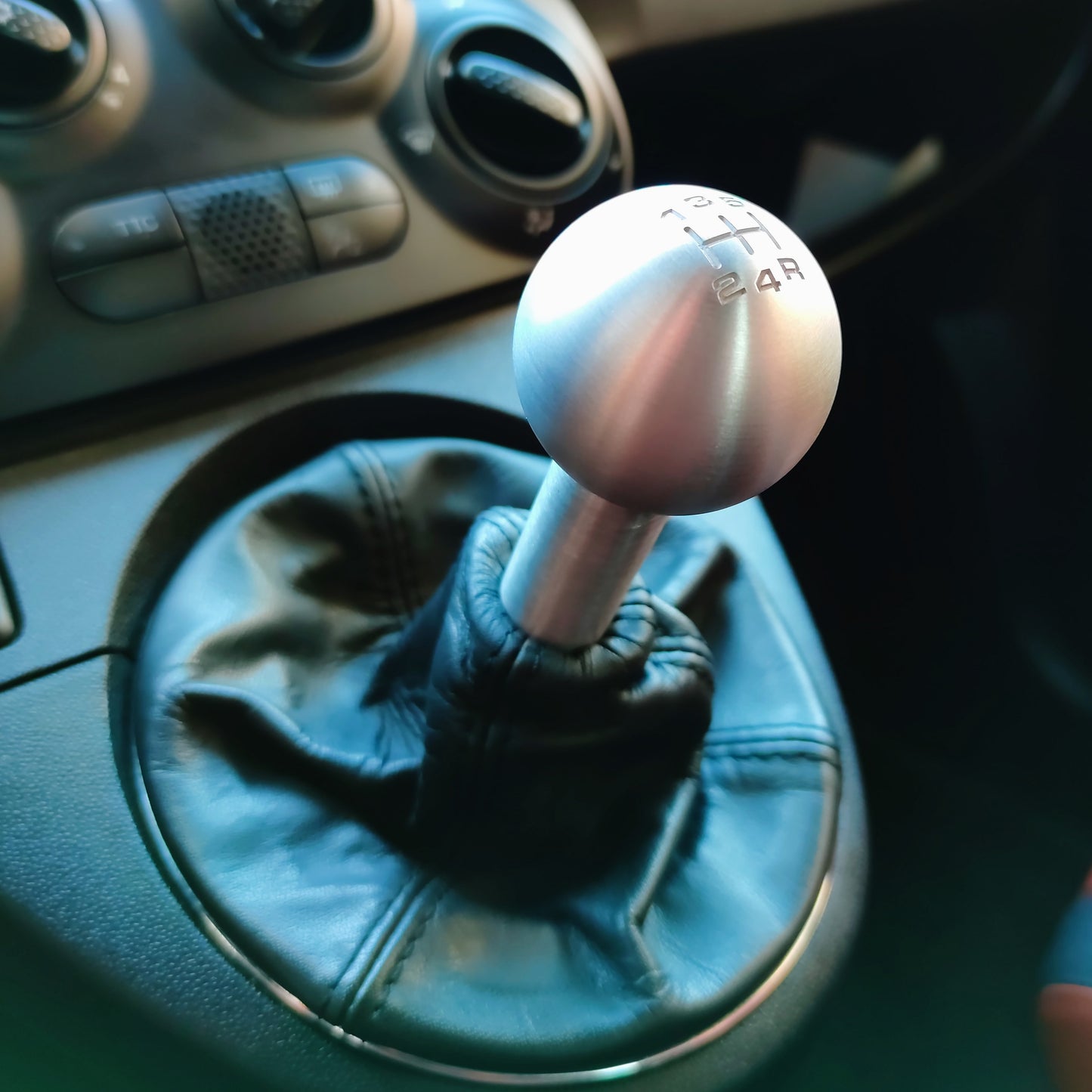 Pomelli sferici Abarth 500 595 695 alluminio carbonio