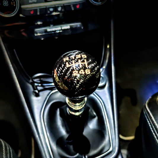 Pomello knob Ford Puma ST 200 alluminio e fibra di carbonio