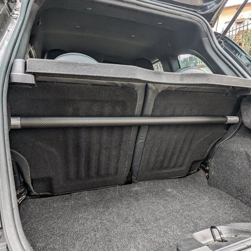 Barra bagagliaio alta Abarth 500 595 695 in acciaio inox