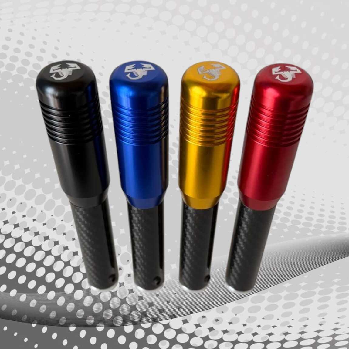 Pomelli Slim Abarth 500 595 695 colorati