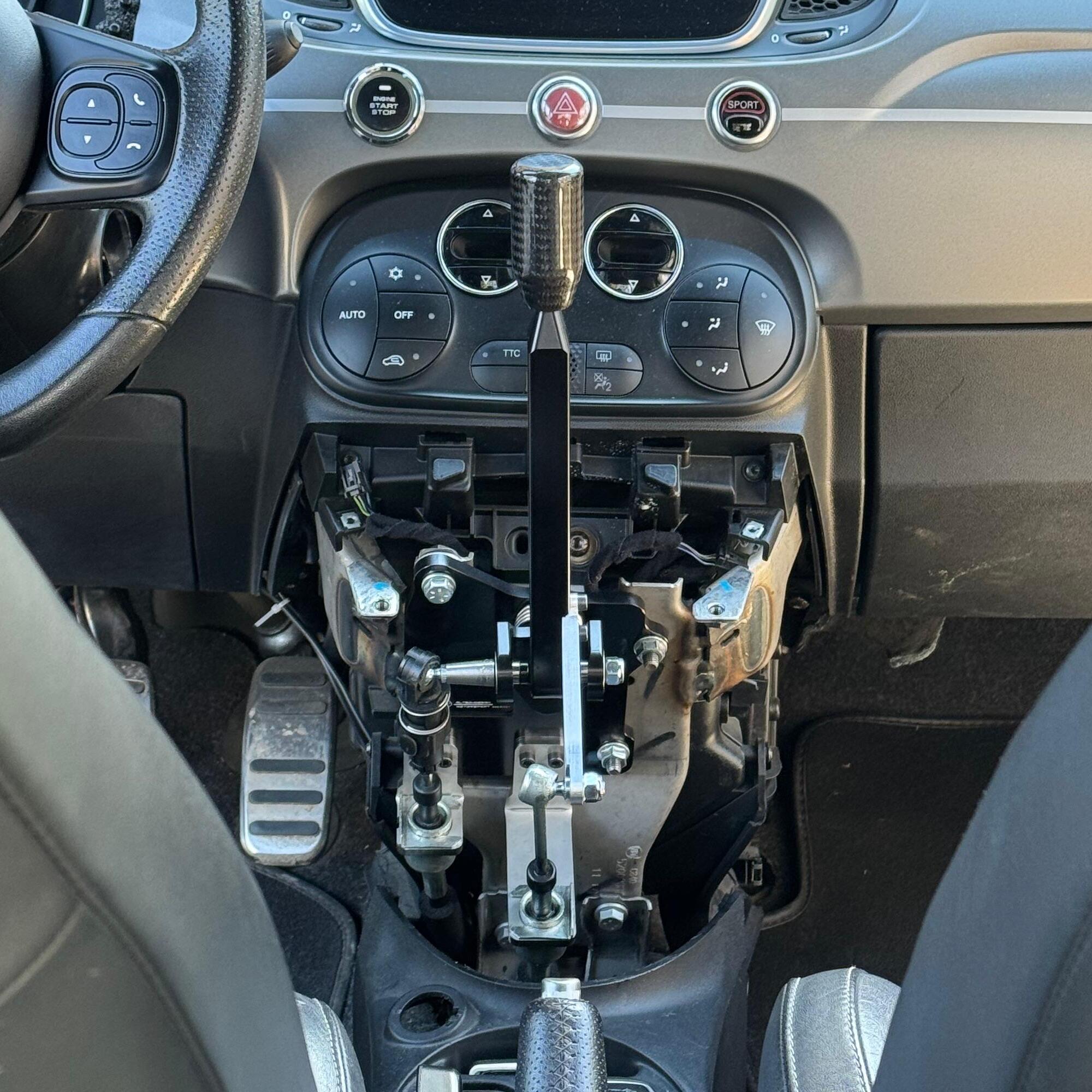 Torretta cambio gear shiter castelletto Abarth 500 595 695 short shifter